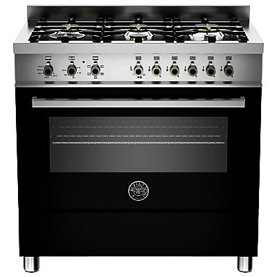 Bertazzoni Professional Series 90cm Dual Energy Single Range Cooker Black